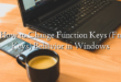 How to Change Function Keys (Fn Keys) Behavior in Windows